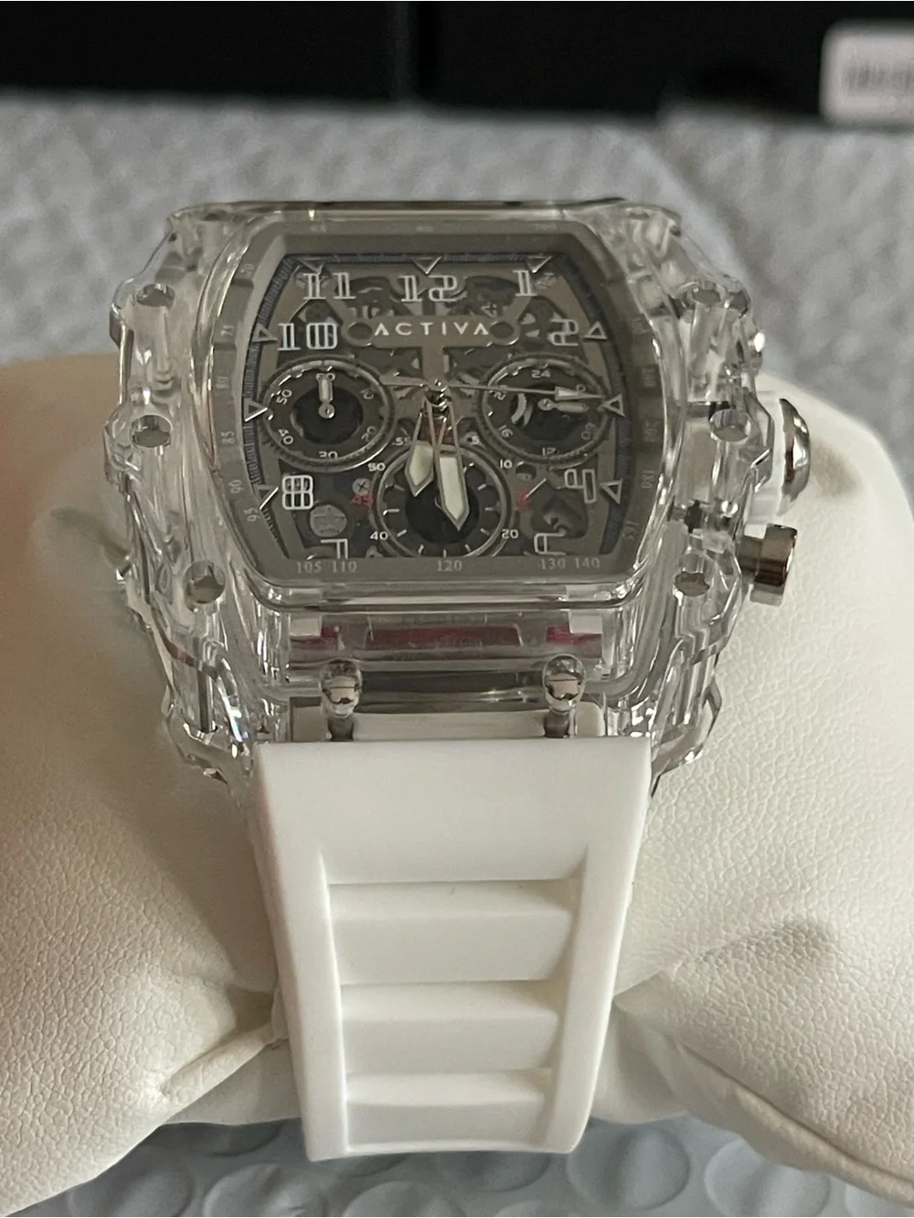Activa Fury X Invicta Men's Watch w/ Skeleton Dial - 44.3mm, White (ACW2305-004)